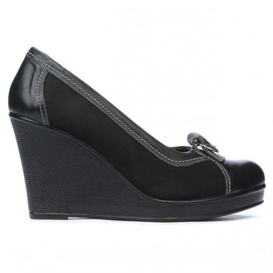 Pantofi casual dama 178 negru combinat Pantofi casual dama 178 negru combinat