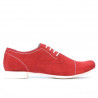 Pantofi casual dama 180 rosu velur