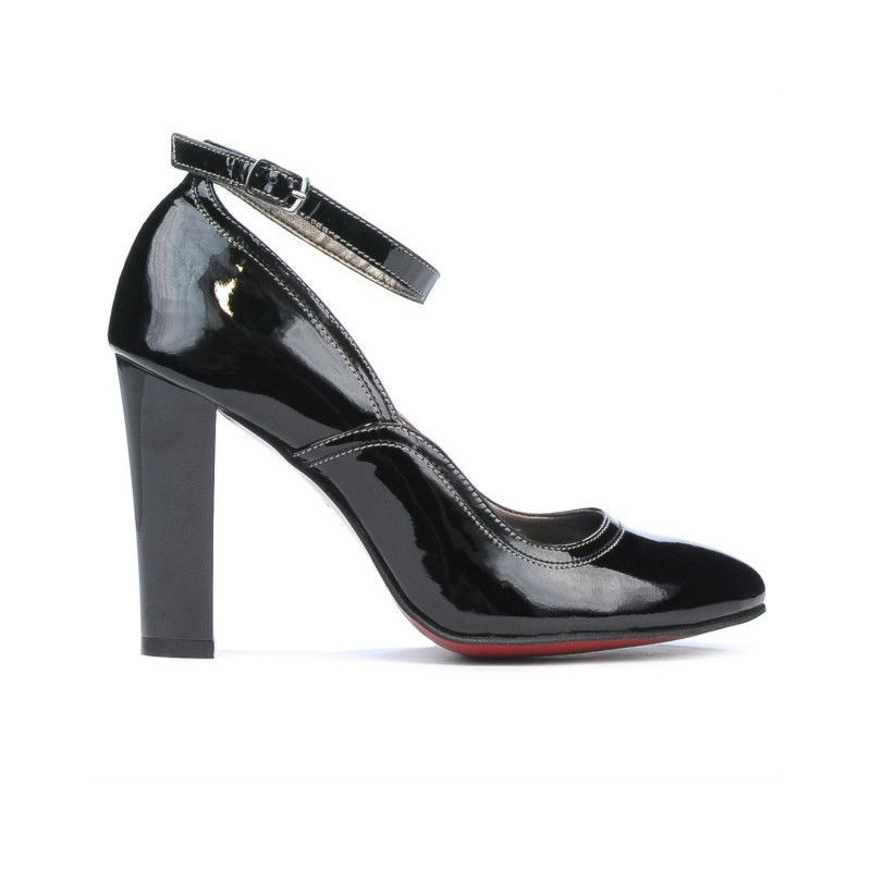 Pantofi eleganti dama 1228 lac negru