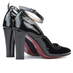 Pantofi eleganti dama 1228 lac negru