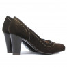 Pantofi eleganti dama 1205 cafe antilopa
