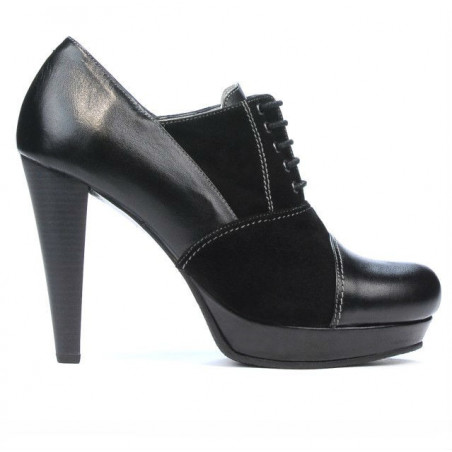 Pantofi eleganti dama 1091 negru combinat