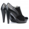 Pantofi eleganti dama 1091 negru combinat