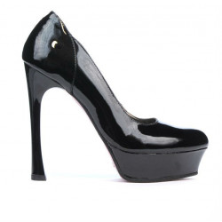 Pantofi eleganti dama 1212 lac negru