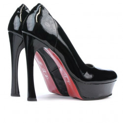 Pantofi eleganti dama 1212 lac negru