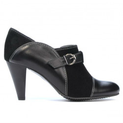 Pantofi eleganti dama 1210 negru combinat