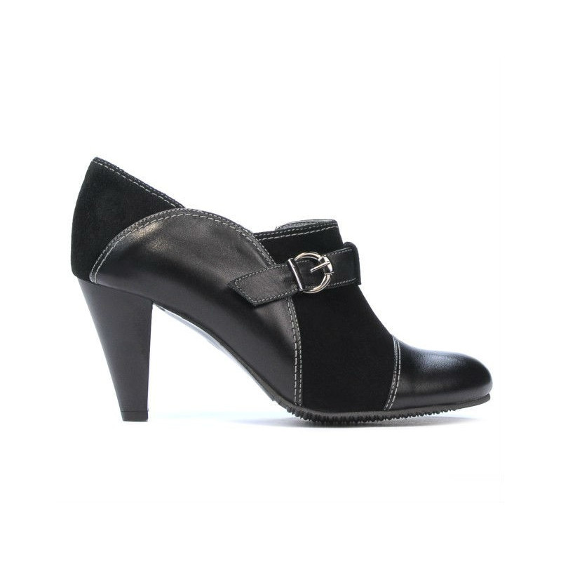 Pantofi eleganti dama 1210 negru combinat