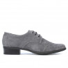 Pantofi dama 691 gri velur