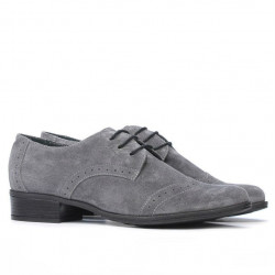 Pantofi dama 691 gri velur