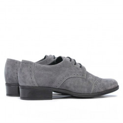 Pantofi dama 691 gri velur