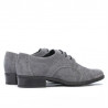 Pantofi dama 691 gri velur