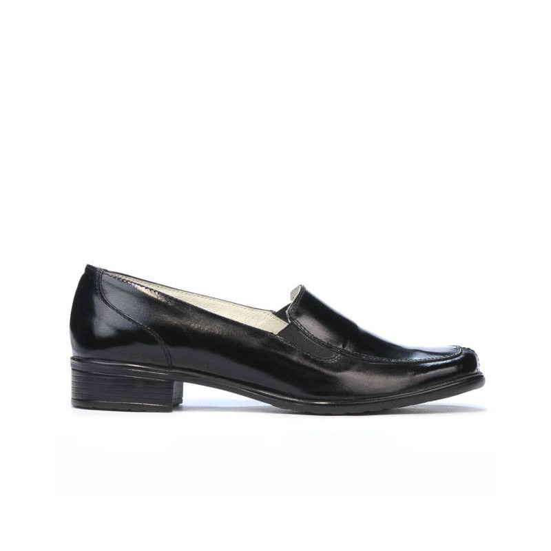 Pantofi casual dama 649 lac negru