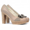 Pantofi casual dama 175 nisip combinat
