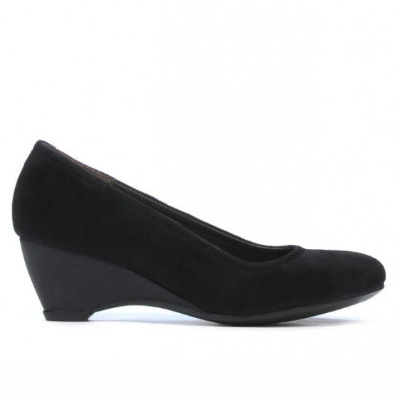 Pantofi casual dama 152-1 negru velur Pantofi casual dama 152-1 negru velur