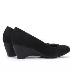 Pantofi casual dama 152-1 negru velur