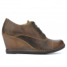 Pantofi casual dama 609 tuxon nisip
