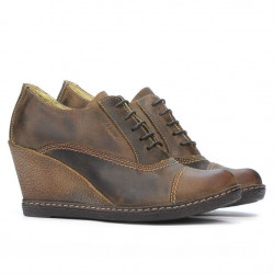 Pantofi casual dama 609 tuxon nisip
