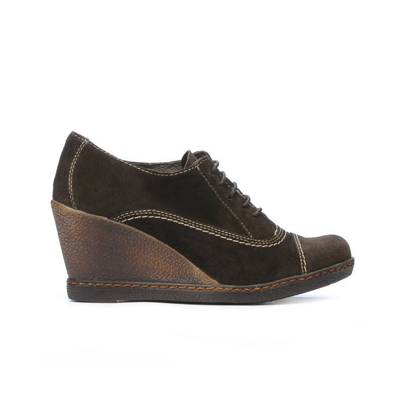 Pantofi casual dama 609 cafe velur