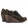 Pantofi casual dama 609 cafe velur