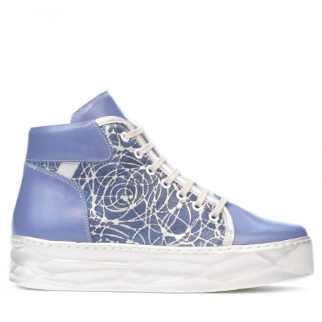 Ghete dama 3311 bleu combinat 