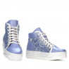 Ghete dama 3311 bleu combinat 