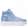 Ghete dama 3311 bleu combinat 1