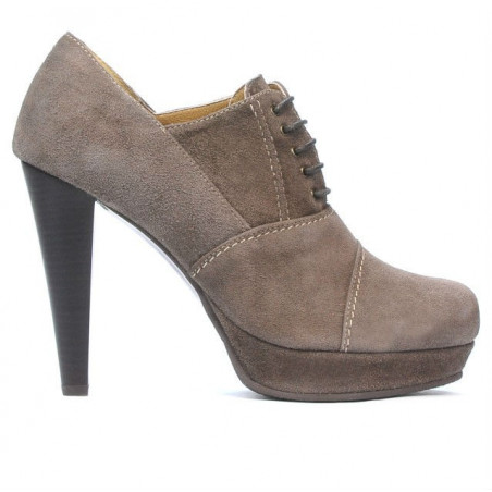 Pantofi eleganti dama 1091 nisip antilopa