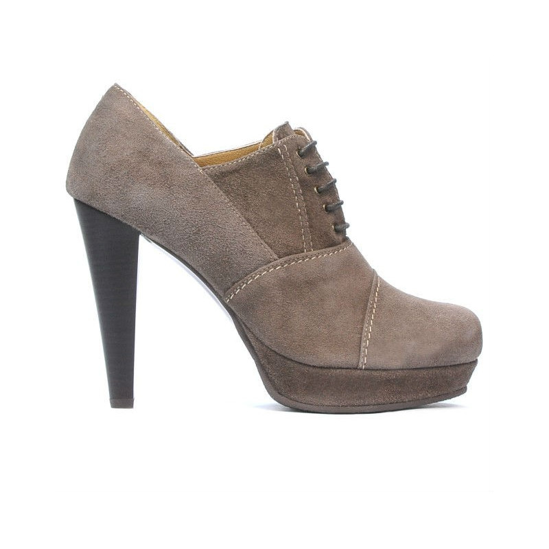 Pantofi eleganti dama 1091 nisip antilopa