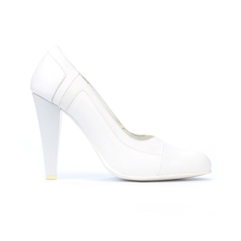 Pantofi eleganti dama 1090 alb