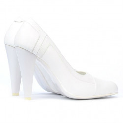 Pantofi eleganti dama 1090 alb