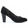 Pantofi eleganti dama 1205 negru antilopa