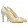 Pantofi eleganti dama 1218 lac bej
