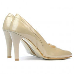 Pantofi eleganti dama 1218 lac bej