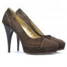 Pantofi eleganti dama 1082 maro antilopa
