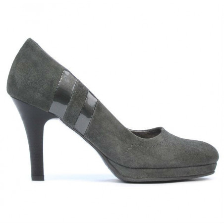 Pantofi eleganti dama 1086 gri antilopa