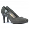 Pantofi eleganti dama 1086 gri antilopa