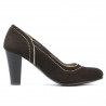 Pantofi eleganti dama 1205 maro antilopa