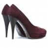 Pantofi eleganti dama 1092 visiniu antilopa