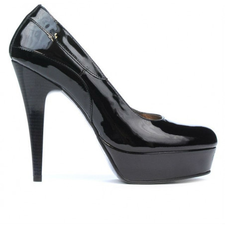 Pantofi eleganti dama 1201 lac negru