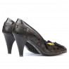 Pantofi eleganti dama 1065 lac cafe+balon
