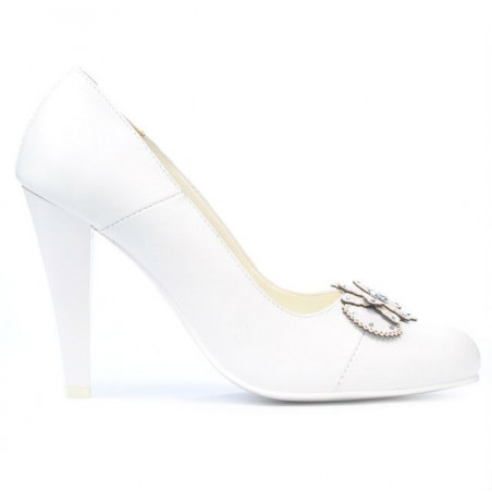 Pantofi eleganti dama 1067 alb