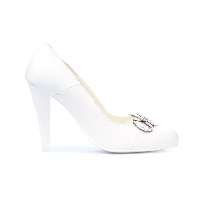 Pantofi eleganti dama 1067 alb