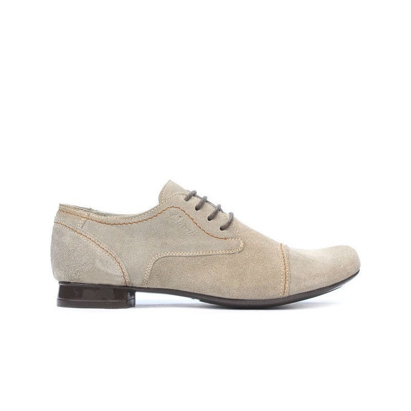 Pantofi casual dama 180 nisip velur