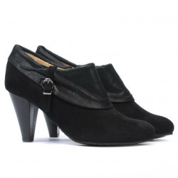 Pantofi eleganti dama 1089 negru antilopa