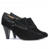 Pantofi eleganti dama 1089 negru antilopa