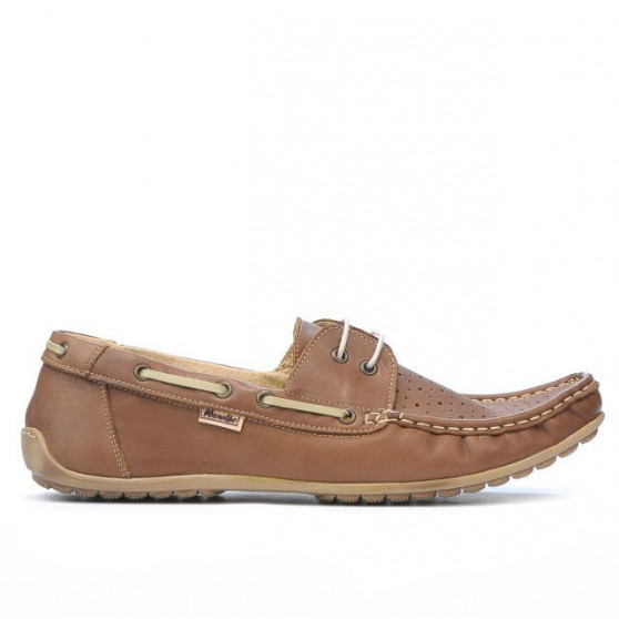 Mocasini barbati 778 capucino perforat