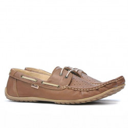 Mocasini barbati 778 capucino perforat