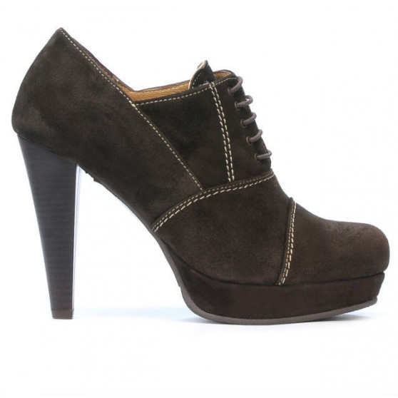 Pantofi eleganti dama 1091 maro antilopa