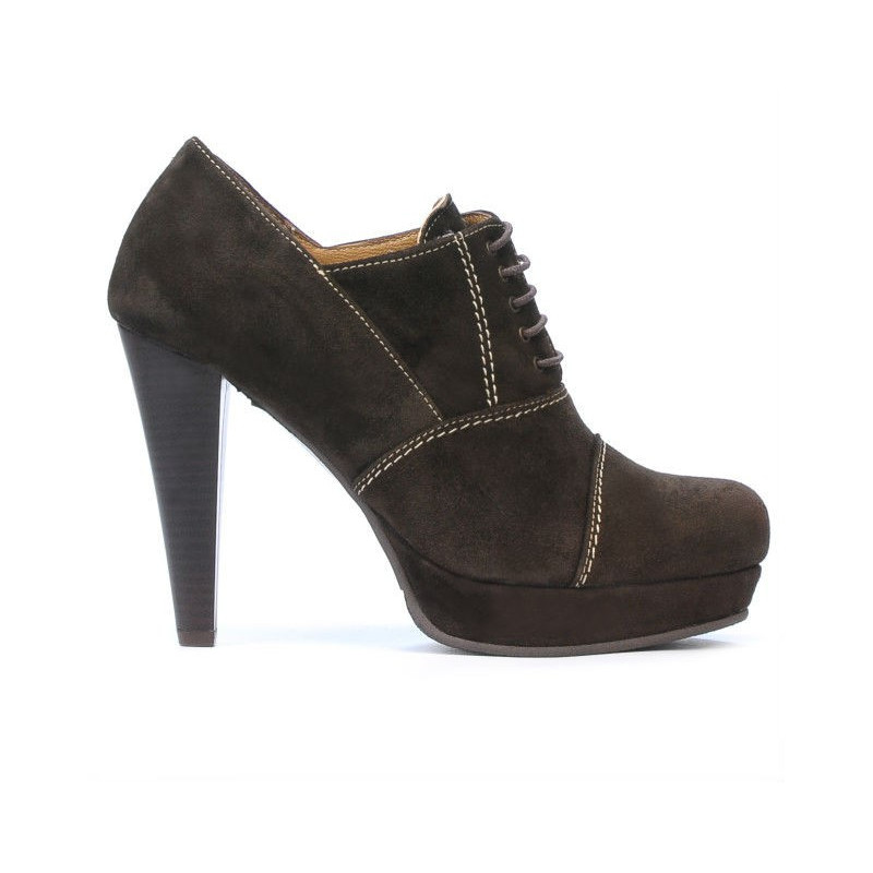 Pantofi eleganti dama 1091 maro antilopa