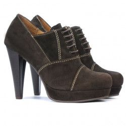 Pantofi eleganti dama 1091 maro antilopa
